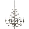 Blooming 12 Light 30 Inch Rust Chandelier Ceiling Light
