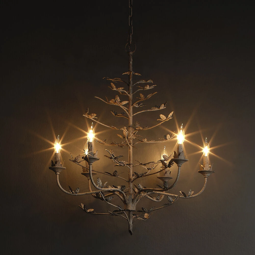 Blooming 12 Light 30 Inch Rust Chandelier Ceiling Light 2 Blooming 12 Light 30 Inch Rust Chandelier Ceiling Light - Image 2
