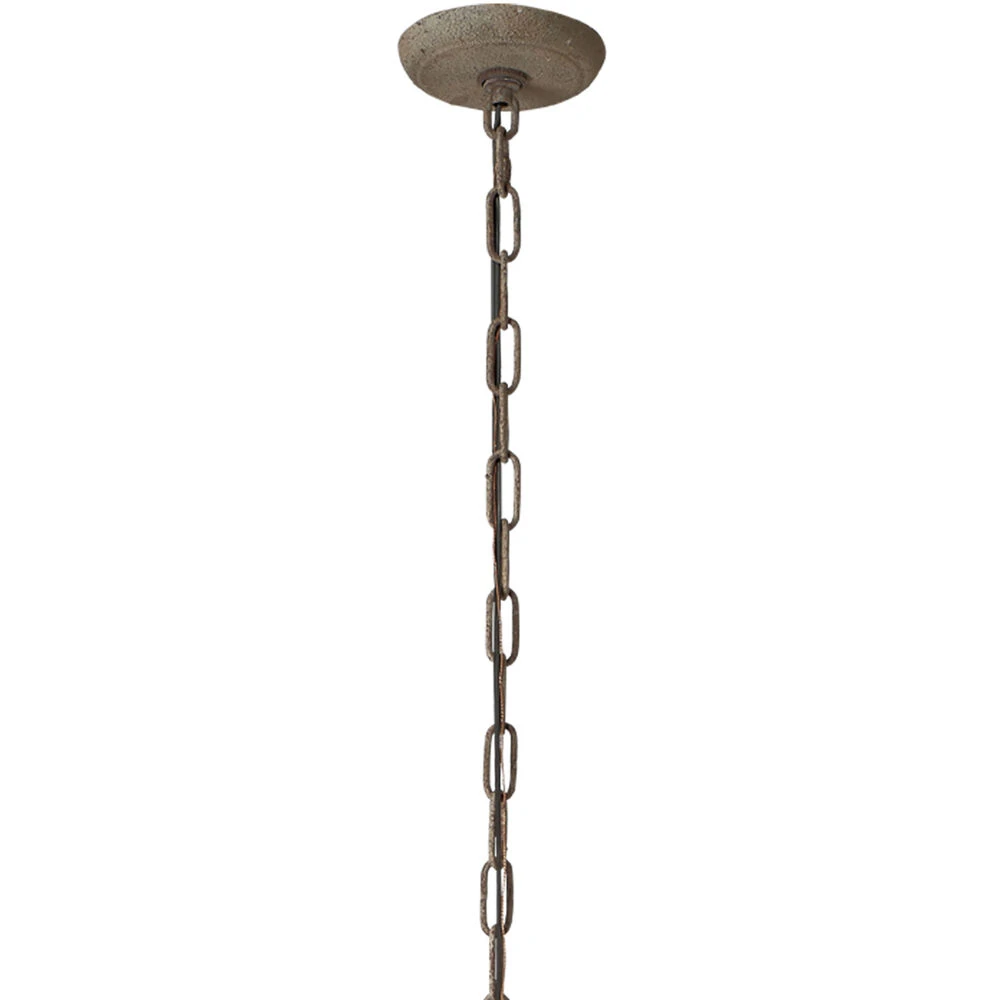 Blooming 12 Light 30 Inch Rust Chandelier Ceiling Light 6 Blooming 12 Light 30 Inch Rust Chandelier Ceiling Light - Image 6