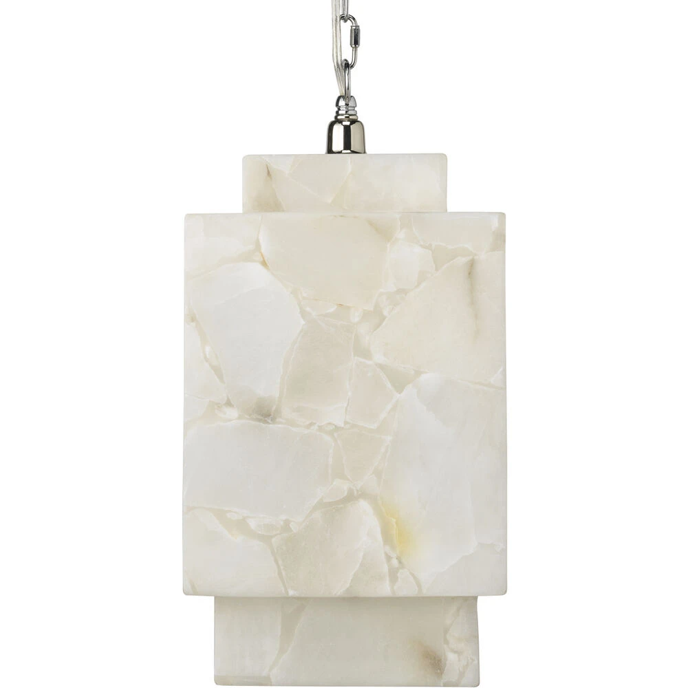 Borealis 1 Light 9 Inch Alabaster Pendant Ceiling Light, Cube 1 Borealis 1 Light 9 Inch Alabaster Pendant Ceiling Light, Cube
