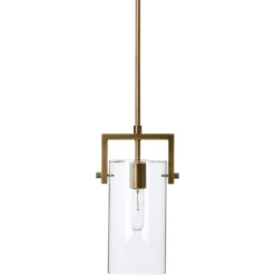 Cambrai 1 Light 6 Inch Antique Brass Pendant Ceiling Light, Small