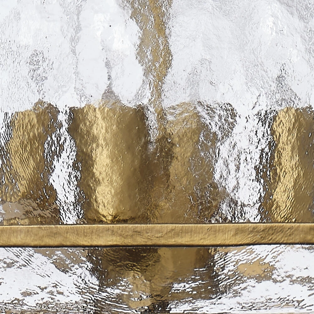 Glenn 4 Light 14 Inch Antique Brass Chandelier Ceiling Light, Small 4 Glenn 4 Light 14 Inch Antique Brass Chandelier Ceiling Light, Small - Image 4