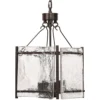 Glenn 4 Light 14 Inch Bronze And Oil Rubbed Bronze Chandelier Ceiling Light, Small