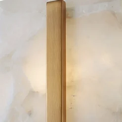 Halo 8 Light 33 Inch Alabaster And Brass Chandelier Ceiling Light -Home Decorate Shop 5halo lgwh 9