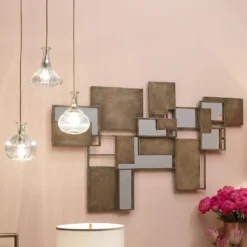 Isabella Carafe 1 Light 7 Inch Clear With Brass Pendant Ceiling Light -Home Decorate Shop 5isab clbr 2