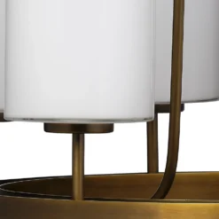 Kindgom LED 28 Inch Antique Brass Chandelier Ceiling Light -Home Decorate Shop 5king chab 3