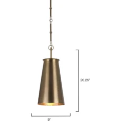 Nara 1 Light 6 Inch Antique Brass Pendant Ceiling Light -Home Decorate Shop 5nara brass 5