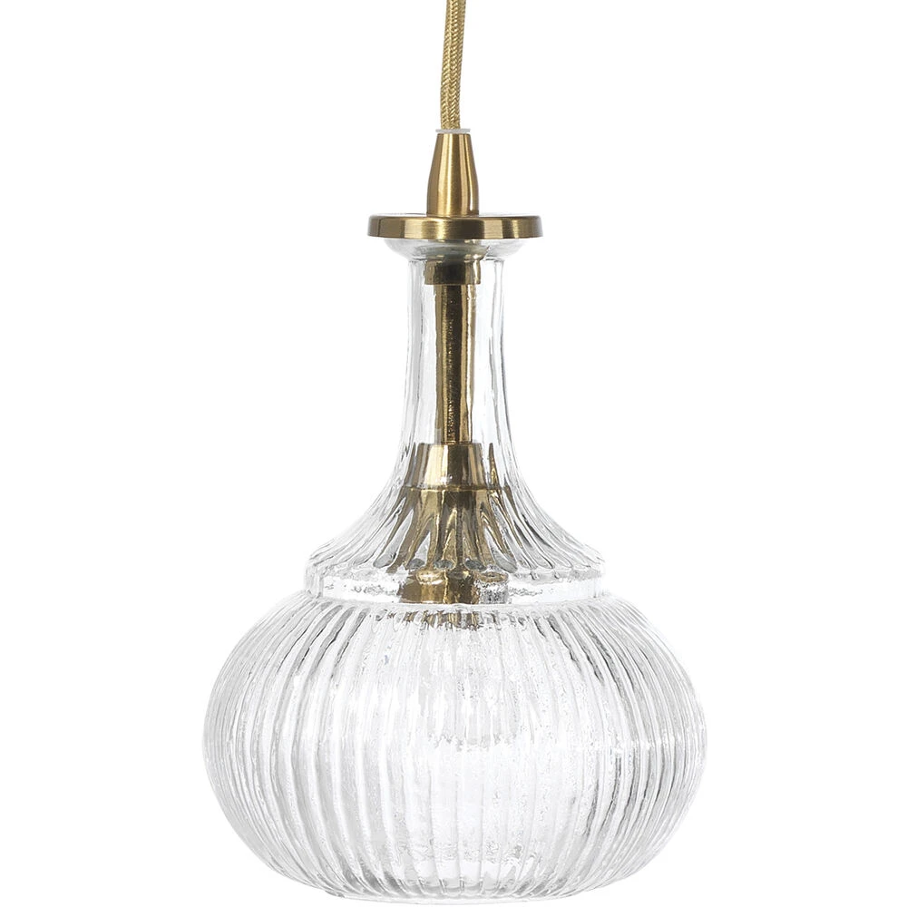 Olive Carafe 1 Light 7 Inch Clear With Brass Pendant Ceiling Light 1 Olive Carafe 1 Light 7 Inch Clear With Brass Pendant Ceiling Light