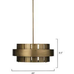 Orbit 3 Light 20 Inch Antique Brass Chandelier Ceiling Light -Home Decorate Shop 5orbi chab 6