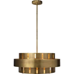 Orbit 4 Light 30 Inch Antique Brass Chandelier Ceiling Light -Home Decorate Shop 5orbi lgab 2