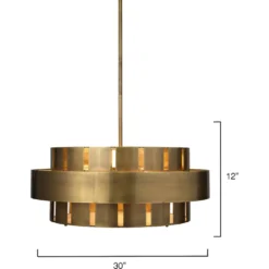 Orbit 4 Light 30 Inch Antique Brass Chandelier Ceiling Light -Home Decorate Shop 5orbi lgab 5