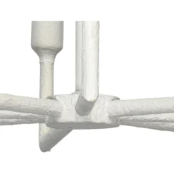 Park 8 Light 32 Inch White Gesso Chandelier Ceiling Light -Home Decorate Shop 5park chwh 9