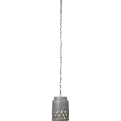 Perforated Pendant Ceiling Light, Tapered -Home Decorate Shop 5perf longgr 4