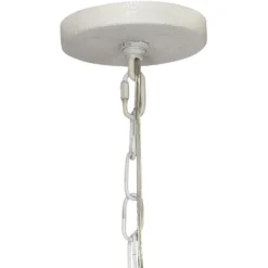 Petals 5 Light 24 Inch White Gesso Chandelier Ceiling Light -Home Decorate Shop 5peta chwh 2