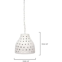 Porous 1 Light 11.75 Inch Textured Matte White Pendant Ceiling Light 13 Porous 1 Light 11.75 Inch Textured Matte White Pendant Ceiling Light -Home Decorate Shop 5poro lgwh 6