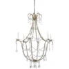Scarlett 12 Light 34 Inch Champagne And Clear Chandelier Ceiling Light