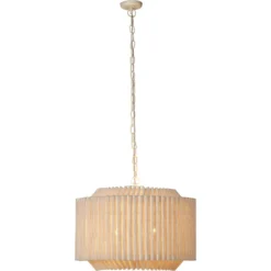 Theory 4 Light 26.75 Inch Off-White Chandelier Ceiling Light -Home Decorate Shop 5theo chna 5