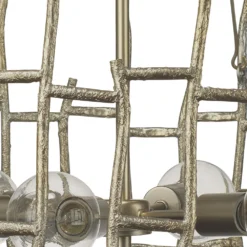 Ulysses 1 Light 32 Inch Champagne Leaf Metal Chandelier Ceiling Light 7 Ulysses 1 Light 32 Inch Champagne Leaf Metal Chandelier Ceiling Light -Home Decorate Shop 5ulys chch 9