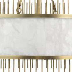 Upsala 8 Light 32 Inch Antique Brass & White Alabaster Chandelier Ceiling Light -Home Decorate Shop 5upsa abal 3