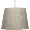 Willow 2 Light 24 Inch Natural Seagrass Chandelier Ceiling Light