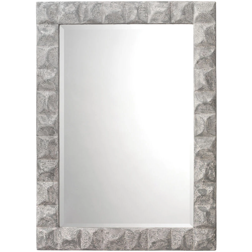Astor 39 X 28 Inch Grey Plaster Wall Mirror 1 Astor 39 X 28 Inch Grey Plaster Wall Mirror