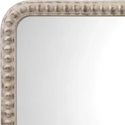 Audrey 34 X 24 Inch White Washed Wood Mirror -Home Decorate Shop 6audr rectwh 3
