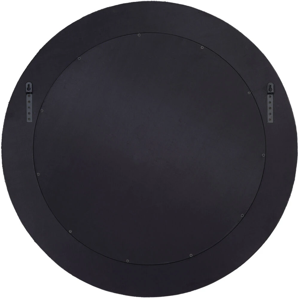 Cross Stitch 36 X 36 Inch Espresso Hide W/ Antique Brass Wall Mirror 5 Cross Stitch 36 X 36 Inch Espresso Hide W/ Antique Brass Wall Mirror - Image 5