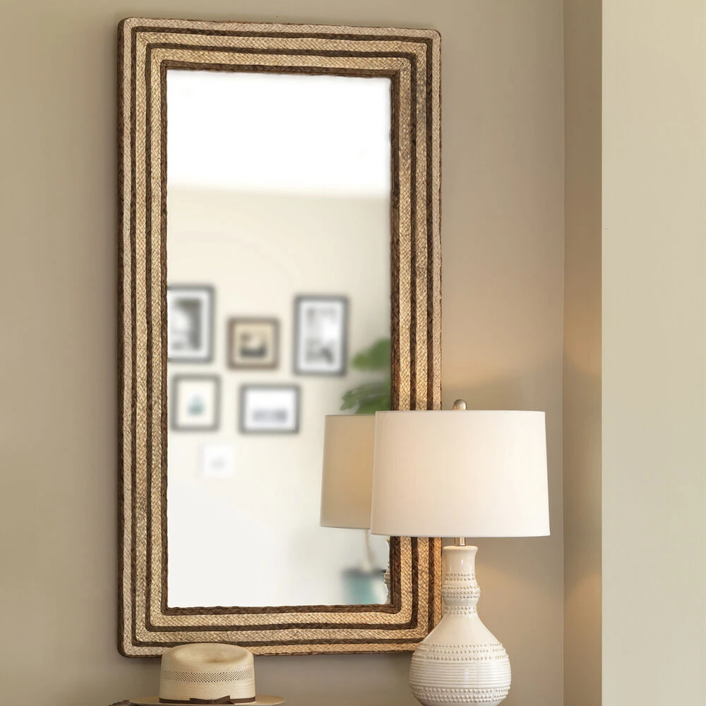 Evergreen 58 X 30 Inch Natural Mirror 2 Evergreen 58 X 30 Inch Natural Mirror - Image 2