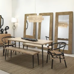 Harbor 80 X 35 Inch Natural Seagrass Floor Mirror 8 Harbor 80 X 35 Inch Natural Seagrass Floor Mirror -Home Decorate Shop 6harb mifl 2