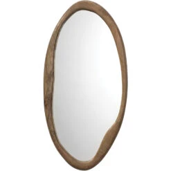 Organic 39 X 19.5 Inch Natural Wood Mirror