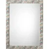 Plume 33 X 25 Inch White Peacock Lacquer Wall Mirror