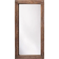 Reclaimed 60 X 30 Inch Grey Floor Mirror