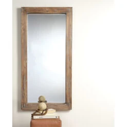 Reclaimed 60 X 30 Inch Grey Floor Mirror -Home Decorate Shop 6recl flgr 5