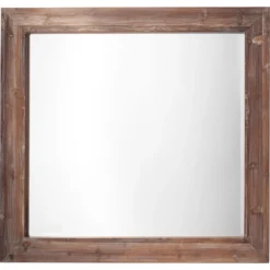 Reclaimed 38 X 36 Inch Grey Mirror