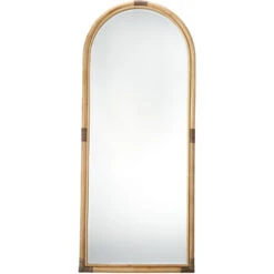 Saltwater 72 X 30 Inch Natural Floor Mirror