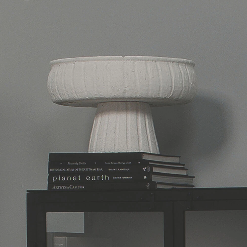 Aegean Pedestal 14.5 X 9 Inch Bowl 4 Aegean Pedestal 14.5 X 9 Inch Bowl - Image 4