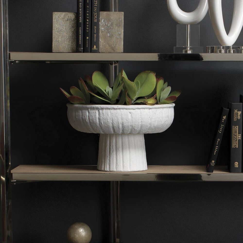 Aegean Pedestal 14.5 X 9 Inch Bowl 7 Aegean Pedestal 14.5 X 9 Inch Bowl - Image 7