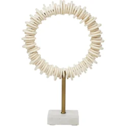 Arena Ring 19 X 13 Inch Sculptures, Set Of 2 -Home Decorate Shop 7aren cream 2