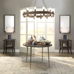 Austere 38 X 26 Inch Dark Wood Mirror 11 Austere 38 X 26 Inch Dark Wood Mirror -Home Decorate Shop 7aust migr 4