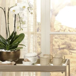 Bennett 7.25 X 6 Inch Storage Bowl With Lid, Large -Home Decorate Shop 7benn lgwh 7