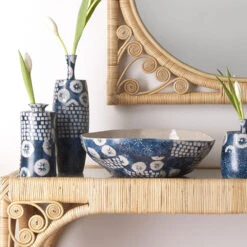 Block Print 13.75 X 4 Inch Bowl 9 Block Print 13.75 X 4 Inch Bowl -Home Decorate Shop 7bloc bobl 5