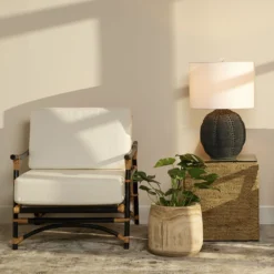 Brea 13.5 X 12 Inch Wooden Vase -Home Decorate Shop 7brea vawd 6