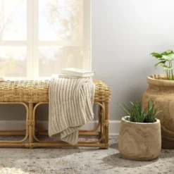 Brea 13.5 X 12 Inch Wooden Vase -Home Decorate Shop 7brea vawd 7