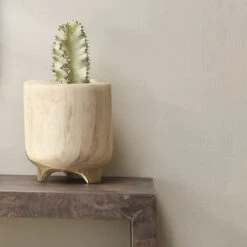 Canyon 12 X 9.5 Inch Wooden Vase -Home Decorate Shop 7cany vana 8