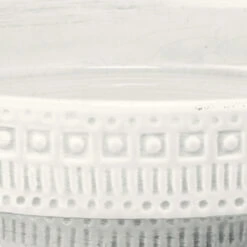 Coco 13 X 13 Inch White Ceramic Pedestal 13 Coco 13 X 13 Inch White Ceramic Pedestal -Home Decorate Shop 7coco pewh 3