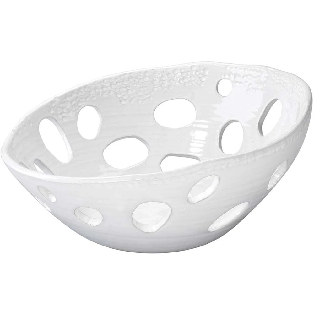 Crater Asymetric 14 X 6 Inch Bowl 1 Crater Asymetric 14 X 6 Inch Bowl