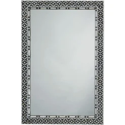 Evelyn 36 X 24 Inch Mother Of Pearl Mirror
