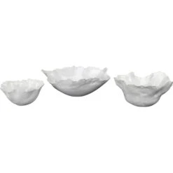 Fleur Ceramic 4.00 Inch X 9.75 Inch Decorative Bowl