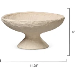 Garden Cream Pedestal Bowl -Home Decorate Shop 7gard pecr 2
