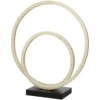 Helix Double Ring 17 X 16 Inch Sculpture